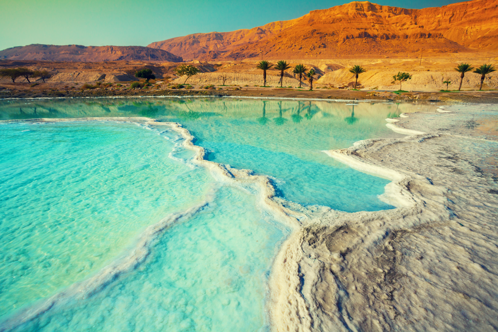 Соленый берег Мертвого моря