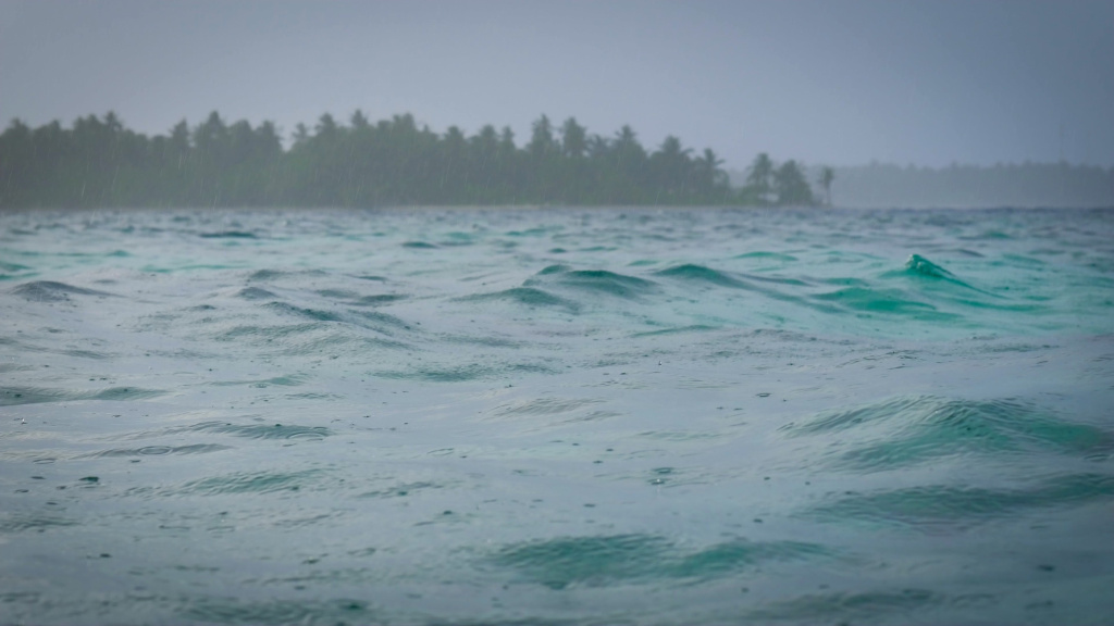 Дождливый день не Мальдивах