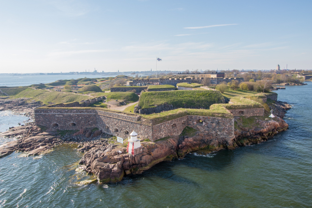 Морская крепость Свеаборг недалеко от Хельсинки