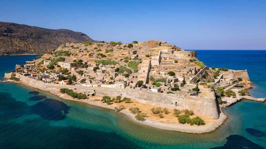 Остров Спиналонга Крит